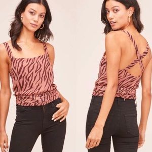 ASTR THE LABEL Crossback Mauve Tank